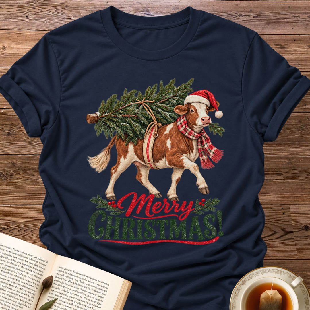 Cow Christmas T-Shirt