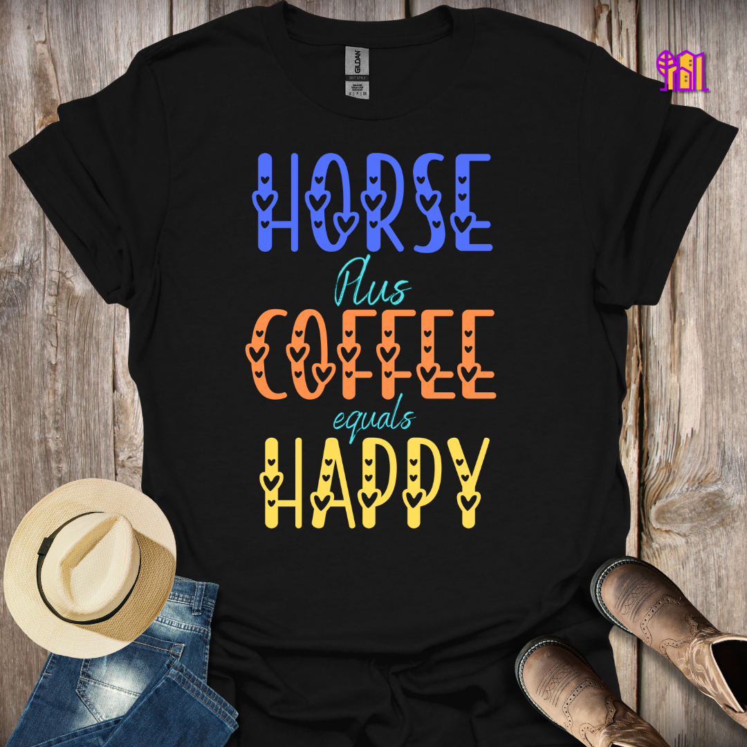 Horse plus Coffee T-Shirt