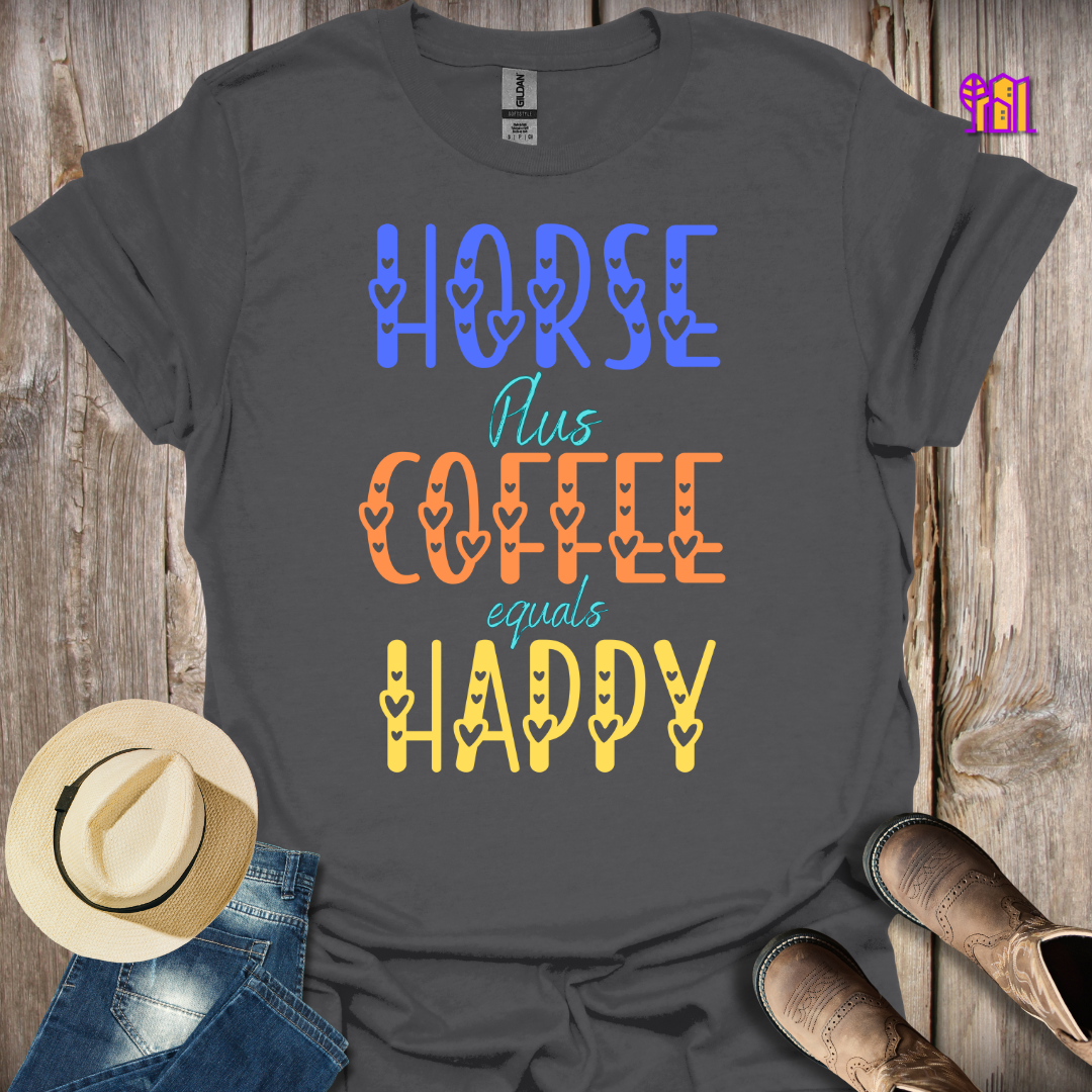 Horse plus Coffee T-Shirt