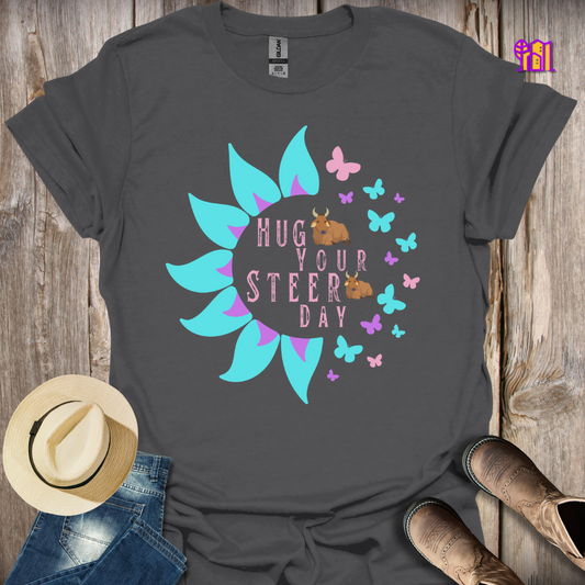 Hug Your Steer Day T-Shirt