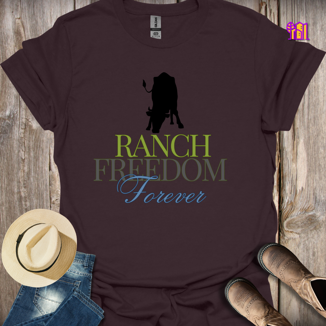 Ranch Freedom Forever Cattle T-Shirt