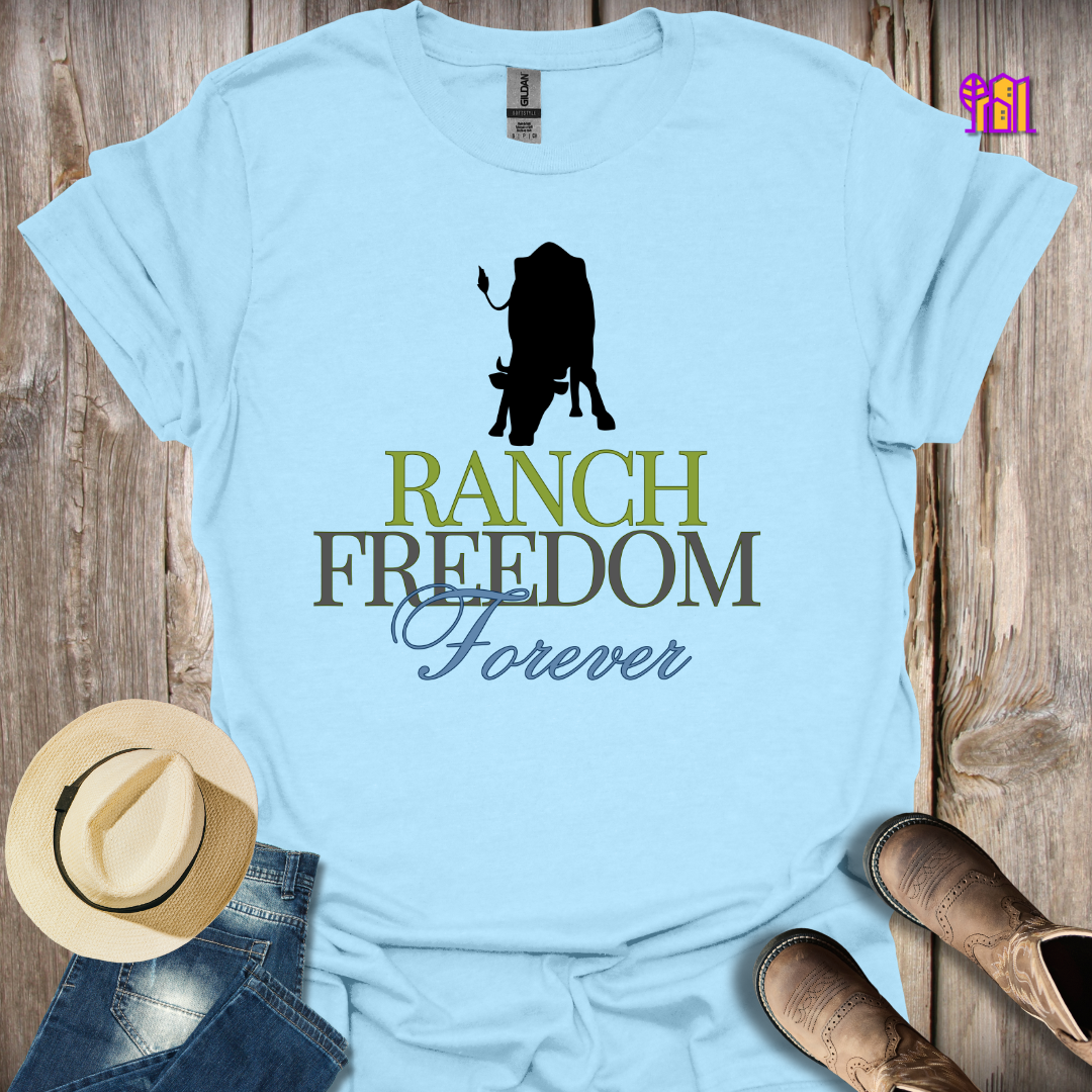 Ranch Freedom Forever Cattle T-Shirt