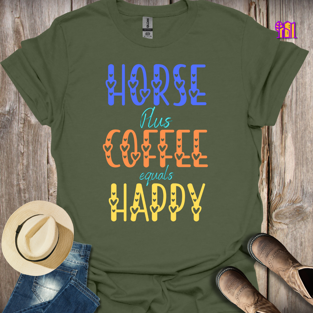 Horse plus Coffee T-Shirt