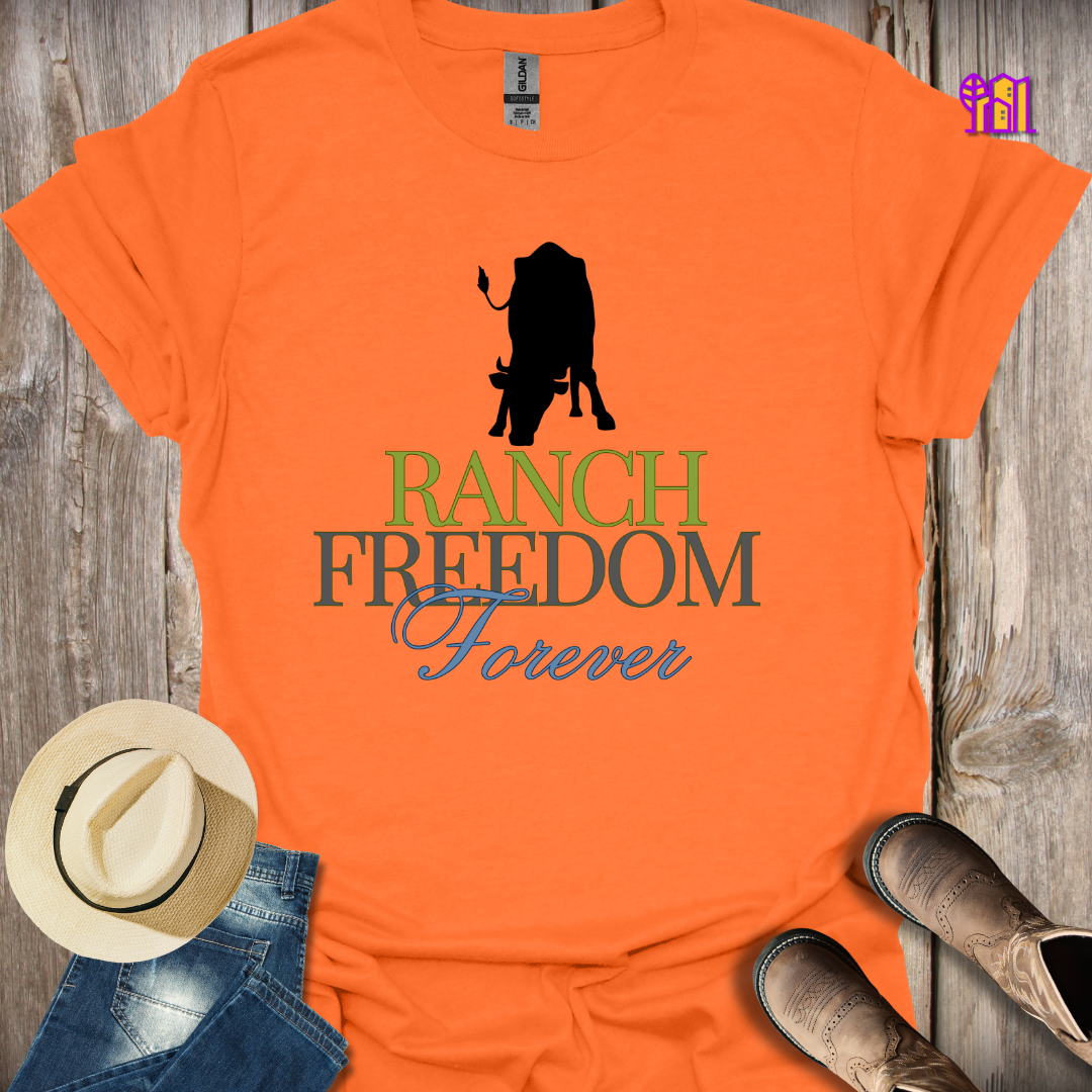 Ranch Freedom Forever Cattle T-Shirt