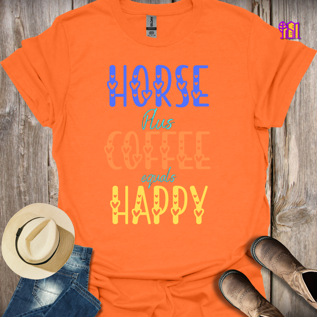 Horse plus Coffee T-Shirt