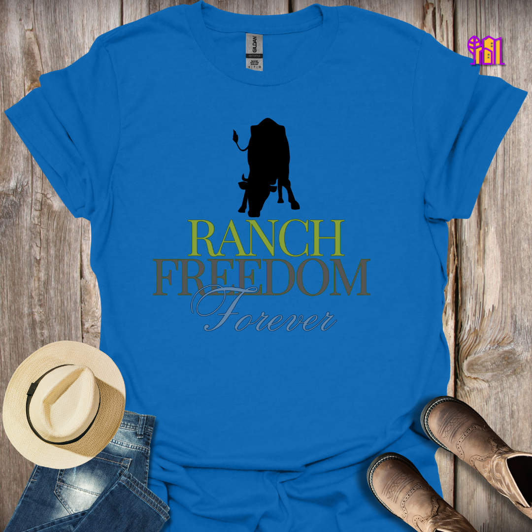 Ranch Freedom Forever Cattle T-Shirt