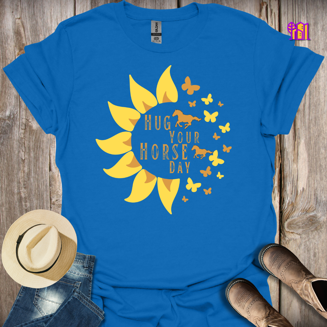 Hug Your Horse Day T-Shirt