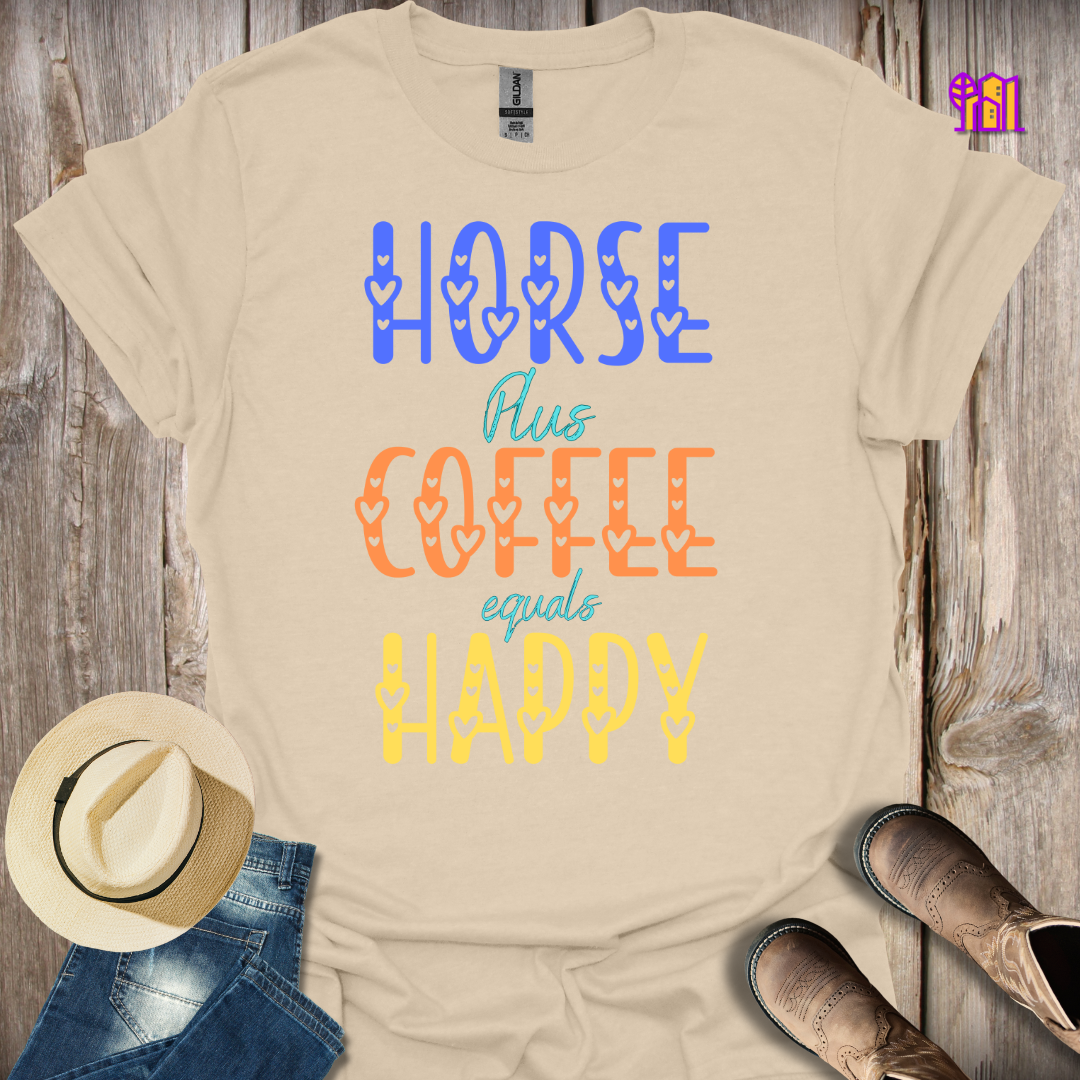 Horse plus Coffee T-Shirt