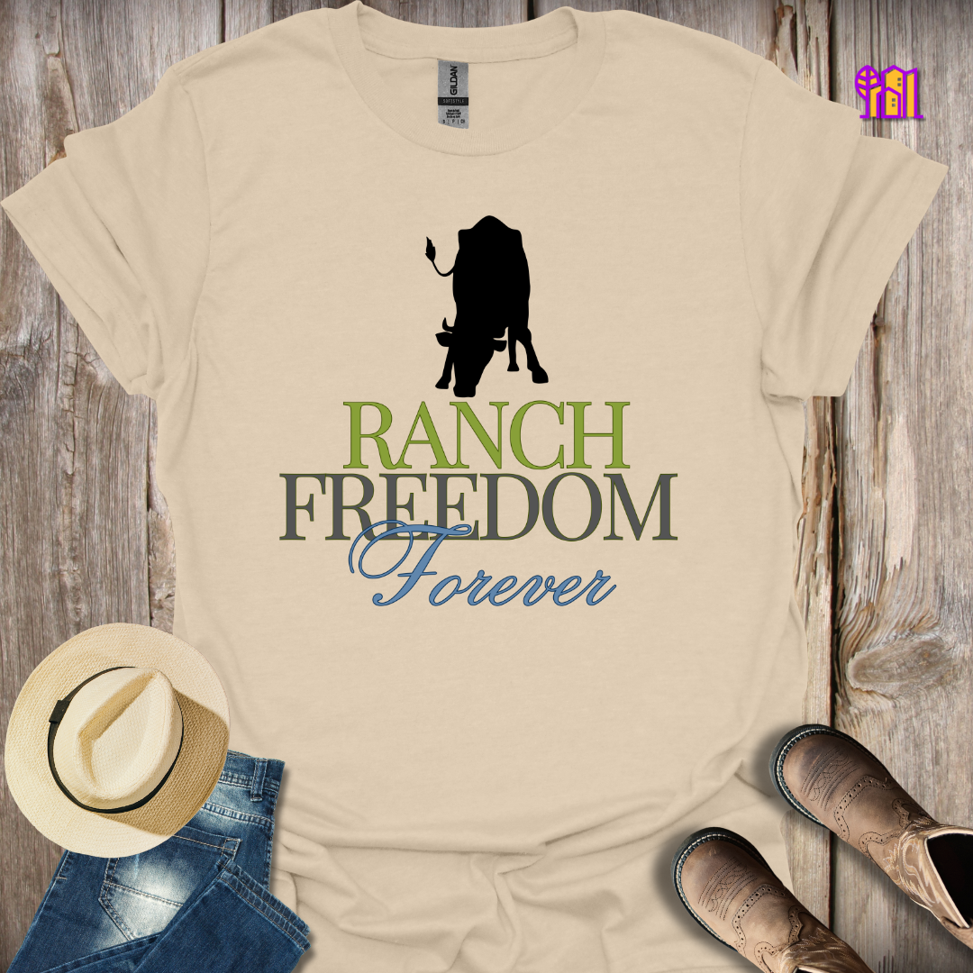 Ranch Freedom Forever Cattle T-Shirt