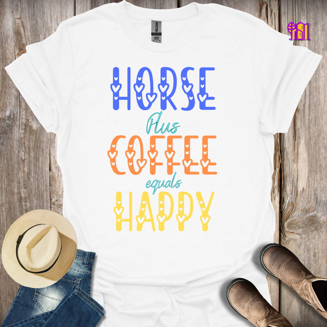 Horse plus Coffee T-Shirt