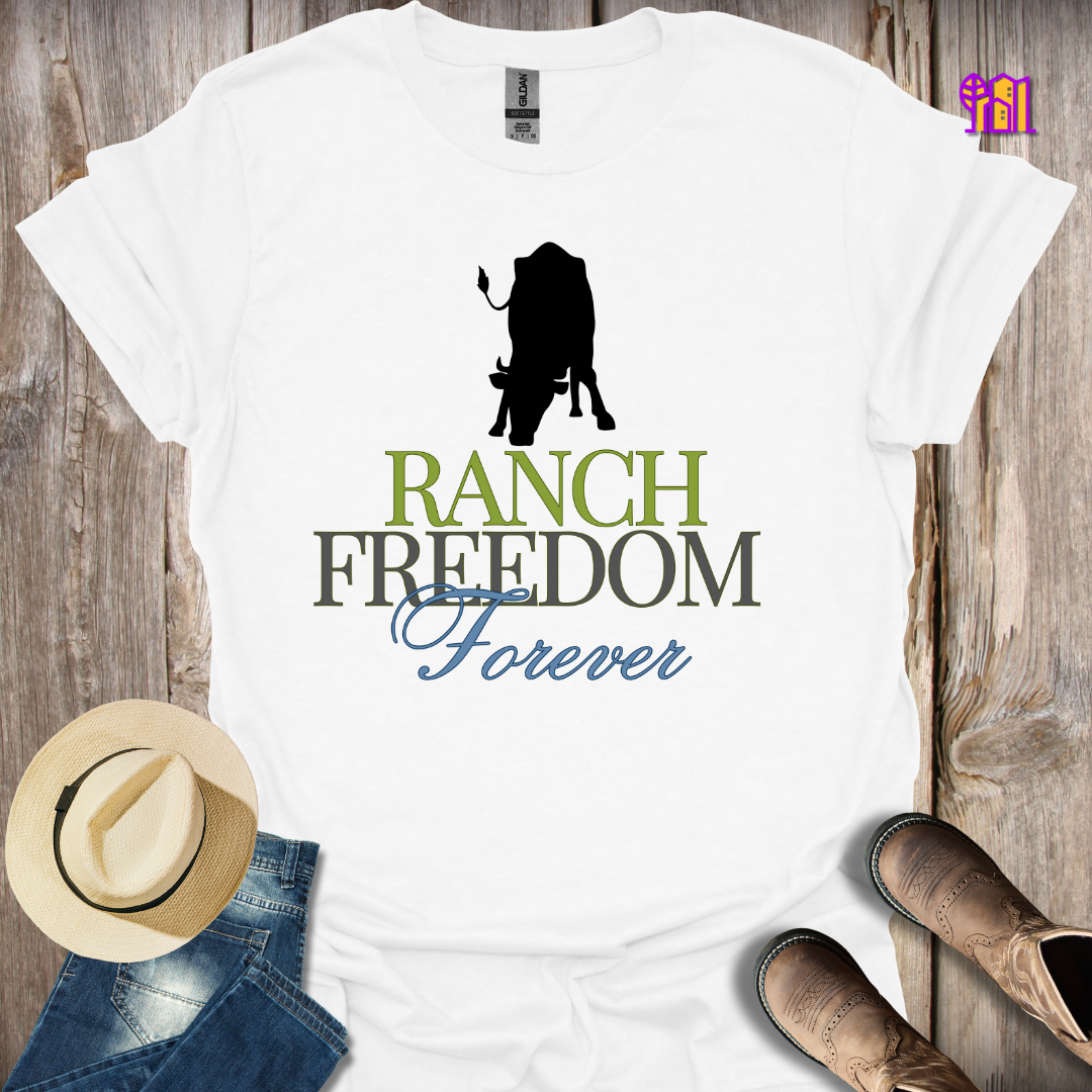 Ranch Freedom Forever Cattle T-Shirt