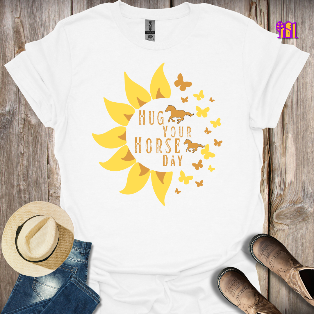 Hug Your Horse Day T-Shirt