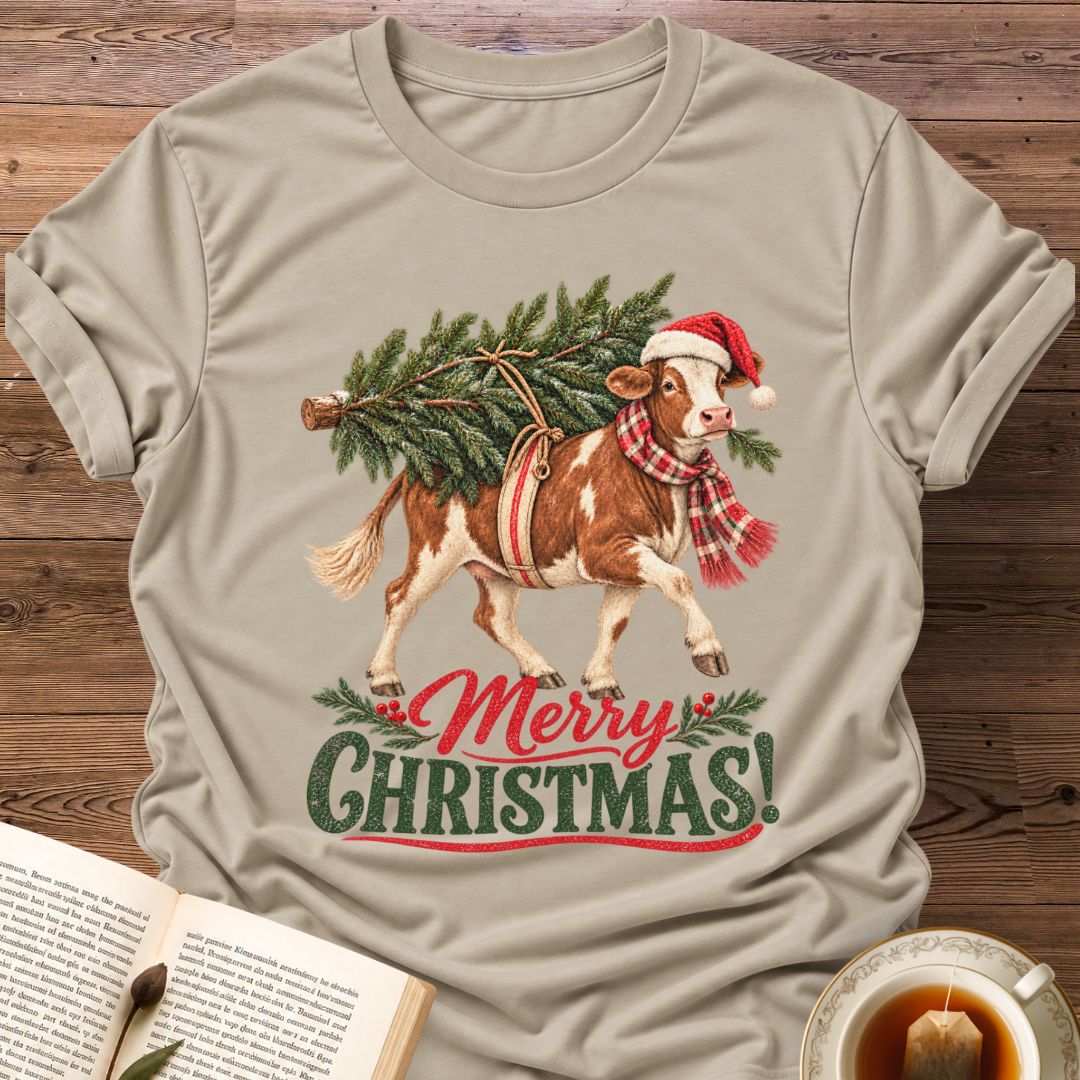 Cow Christmas T-Shirt