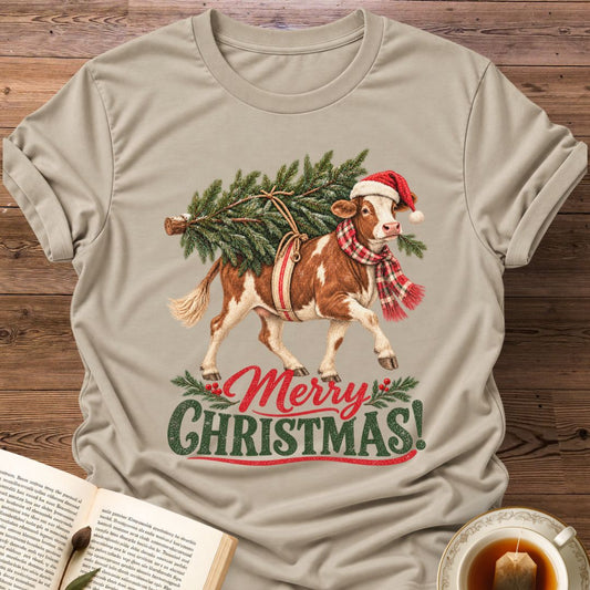Cow Christmas T-Shirt