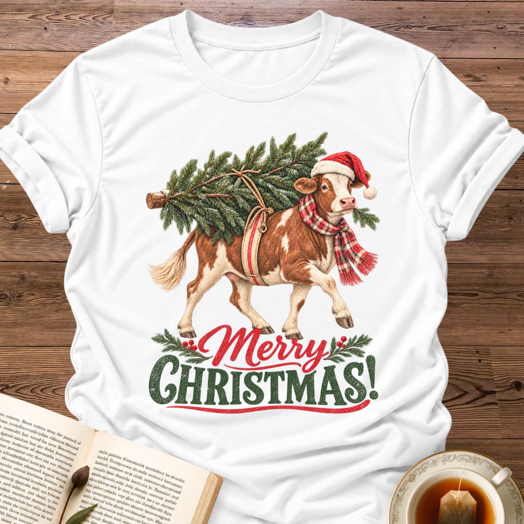 Cow Christmas T-Shirt